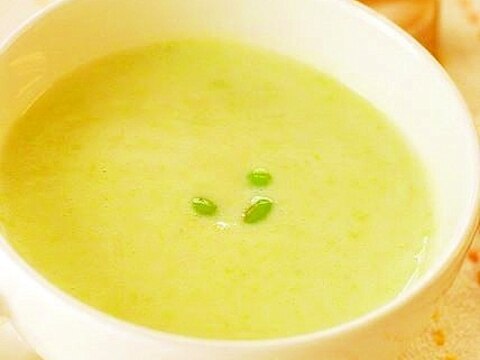 夏☆枝豆と豆腐のヘルシー♪スープ